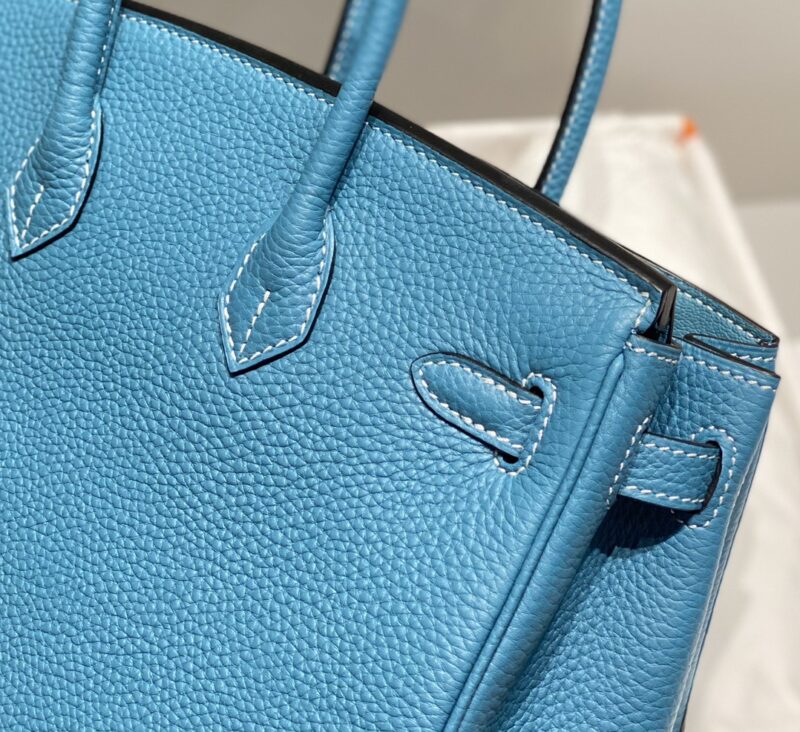 hermes birkin denim blue 7