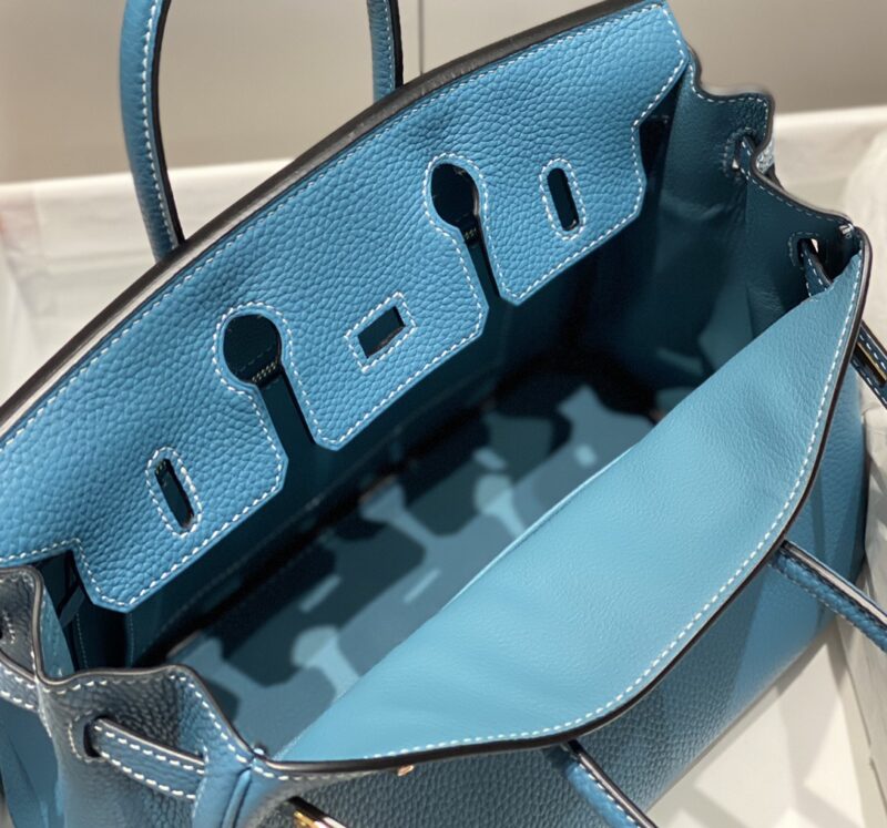 hermes birkin denim blue 9