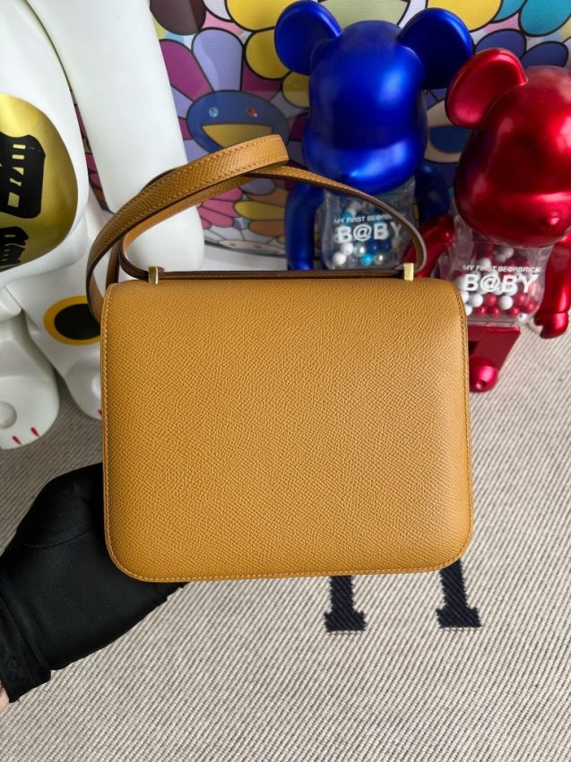 hermes-constance-18cm-brown gallery 3