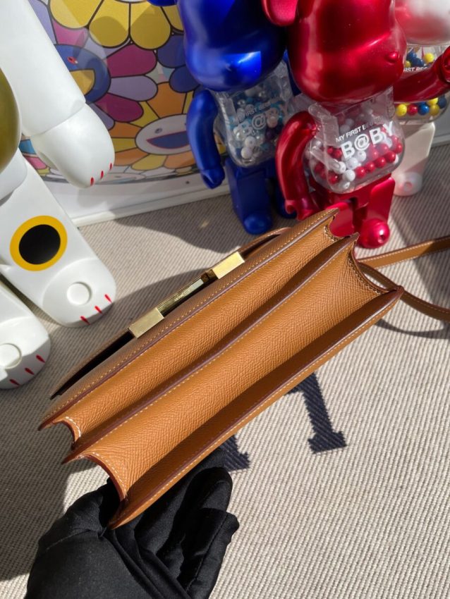 hermes-constance-24cm-brown gallery 3