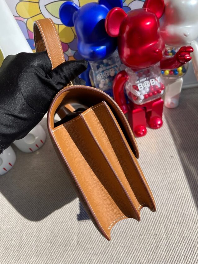 hermes-constance-24cm-brown gallery 5