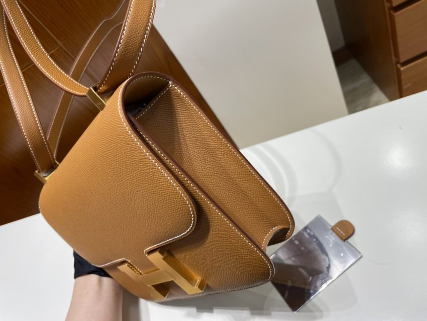 hermes-constance-24cm-golden-brown gallery 5