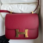 hermes-constance-24cm-red gallery 2