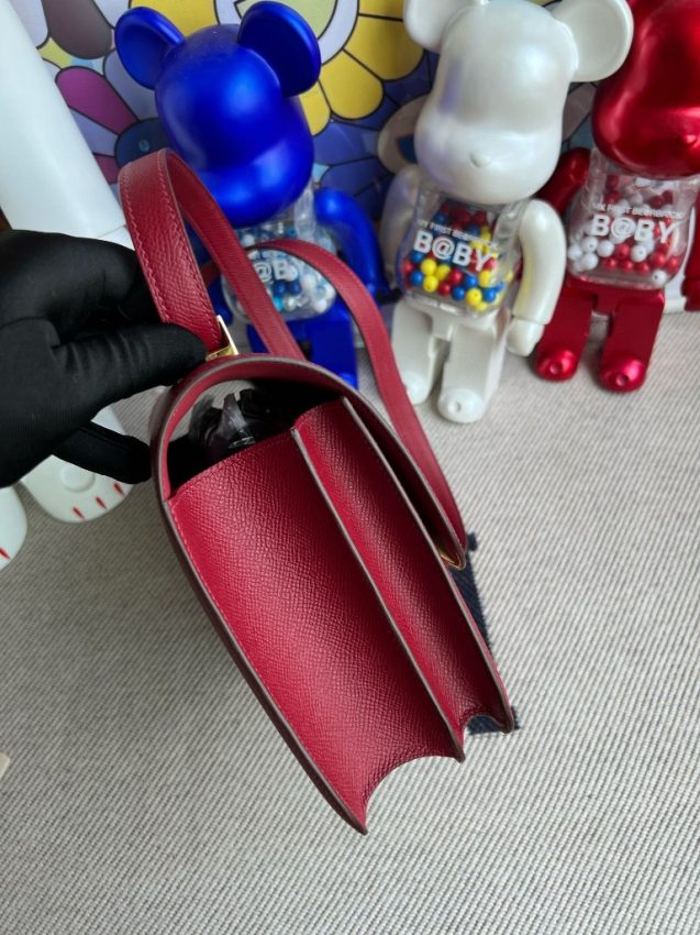 hermes-constance-24cm-red gallery 5