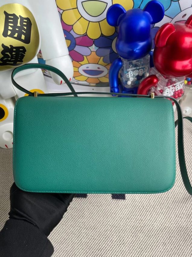 hermes-constance-26cm-green gallery 2