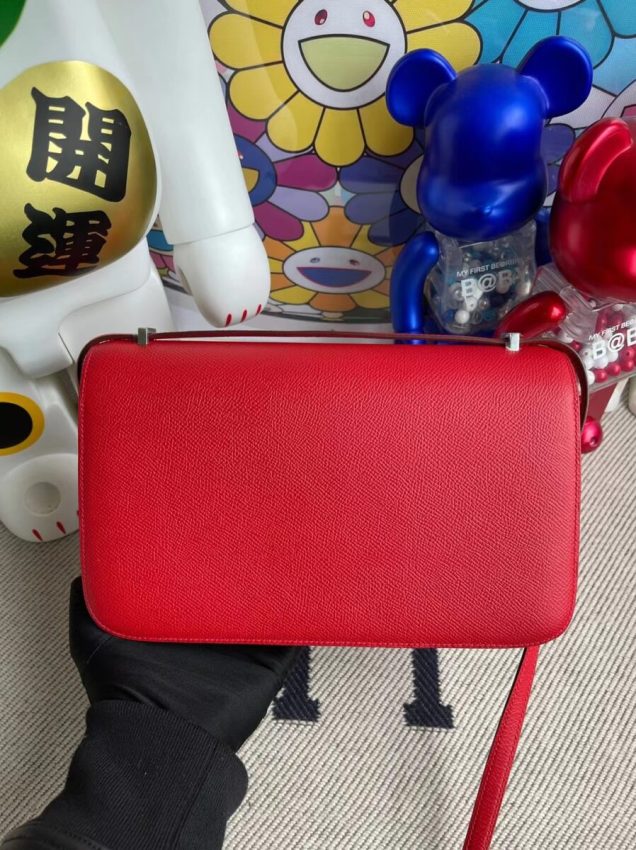 hermes-constance-26cm-red gallery 2