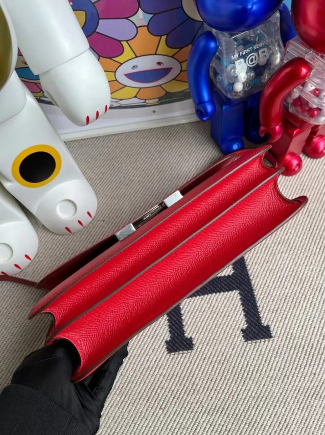 hermes-constance-26cm-red gallery 5