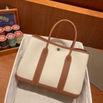hermes-garden-party-30cm-beige-canvas gallery 2