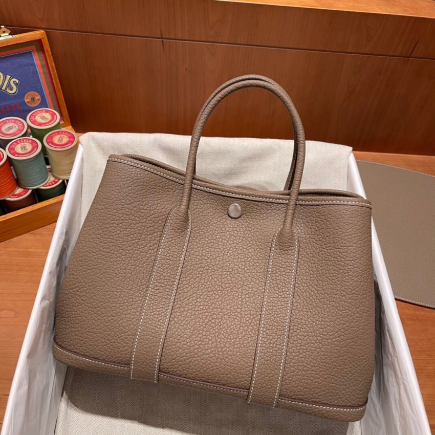 hermes-garden-party-30cm-etoupe gallery 3
