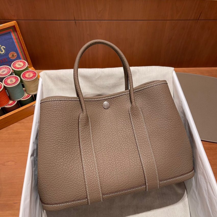 hermes-garden-party-30cm-etoupe gallery 5