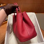 hermes-garden-party-30cm-rouge-casaque gallery 1