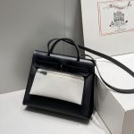 hermes-herbag-31cm-black gallery 3