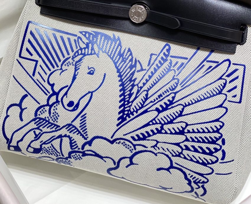hermes-herbag-31cm-blue-horse gallery 1