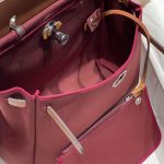 hermes-herbag-31cm-bordeaux-red gallery 2