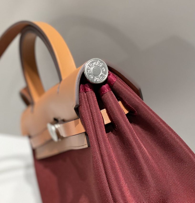 hermes-herbag-31cm-bordeaux-red gallery 6