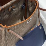 hermes-herbag-31cm-brown-plaid gallery 5