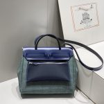 hermes-herbag-31cm-green gallery 4