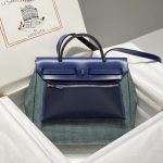 hermes-herbag-31cm-green gallery 5