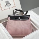 hermes-herbag-31cm-pink gallery 4