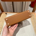 hermes-kelly-brown-gold gallery 1