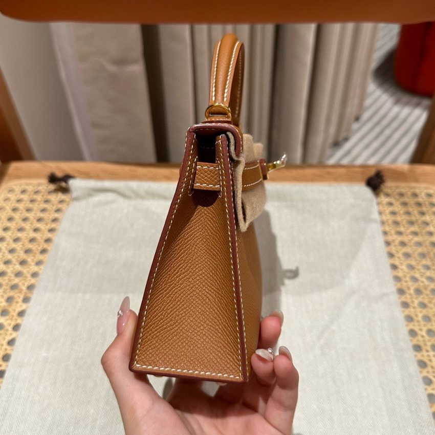 hermes-kelly-brown-gold gallery 5