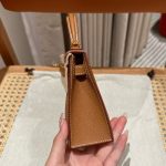 hermes-kelly-brown-gold gallery 7
