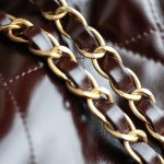 Chanel 22 Medium Bag Burgundy - chanel 22 burgundy replica detail 3