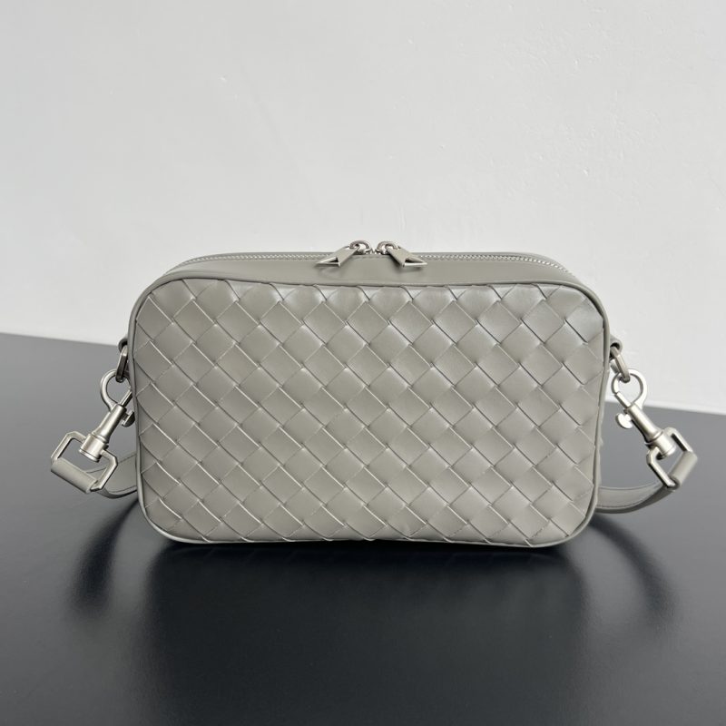 Bottega Veneta Camera Bag in Graphite - Italian Leather Replica