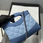jeans2 Chanel 24S 31 Nano Tote Bag Jeans - chanel denim tote replica detail 1