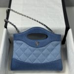 Chanel 24S 31 Nano Tote Bag Jeans - chanel denim tote replica detail 4