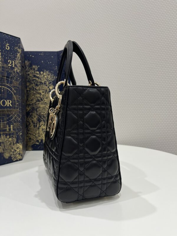 lady dior large black 6