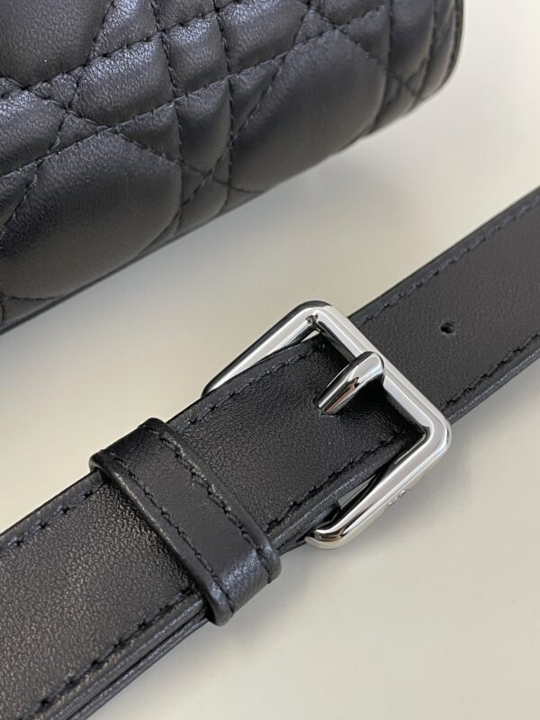 lady dior large black silver 6