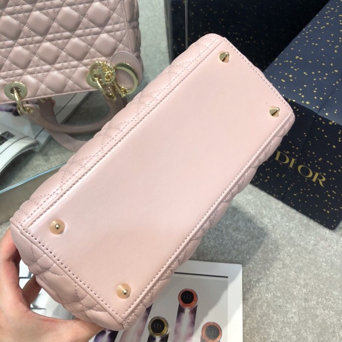 lady dior large pink 9