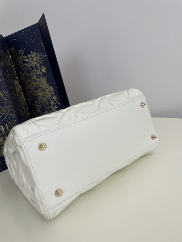 lady dior large white 6
