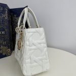lady dior large white 9