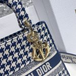 Lady Dior Medium D Lite lona de pata de gallo 2