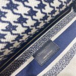 Lady Dior Medium D Lite lona de pata de gallo 5