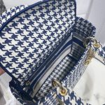 Lady Dior Medium D Lite lona de pata de gallo 6