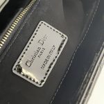 lady dior mini black patent 5