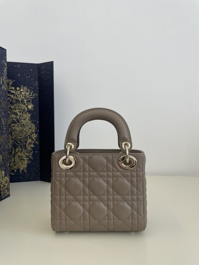 lady dior mini dark beige 3