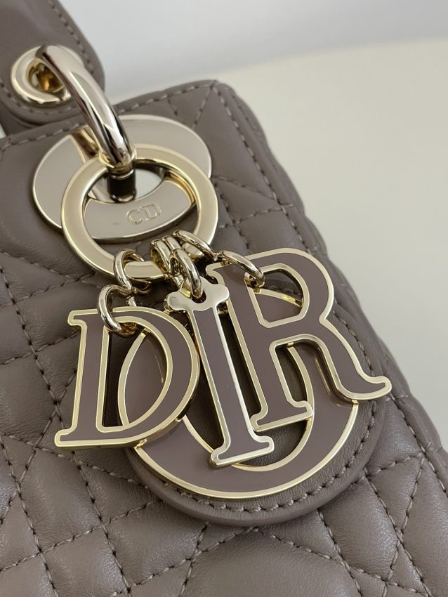 lady dior mini dark beige 5