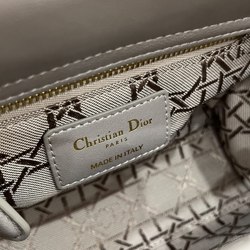 lady dior mini grey sillver 9