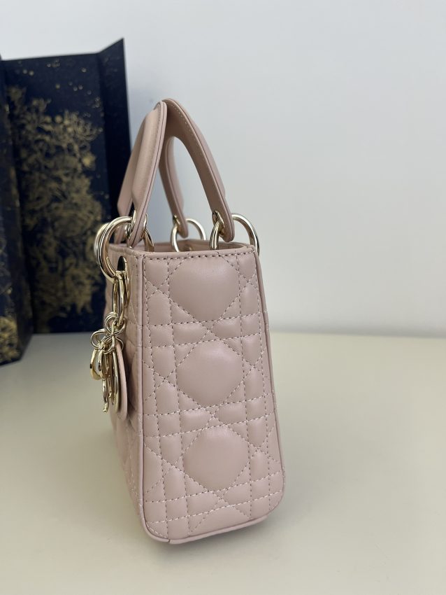 lady dior mini pale pink 5