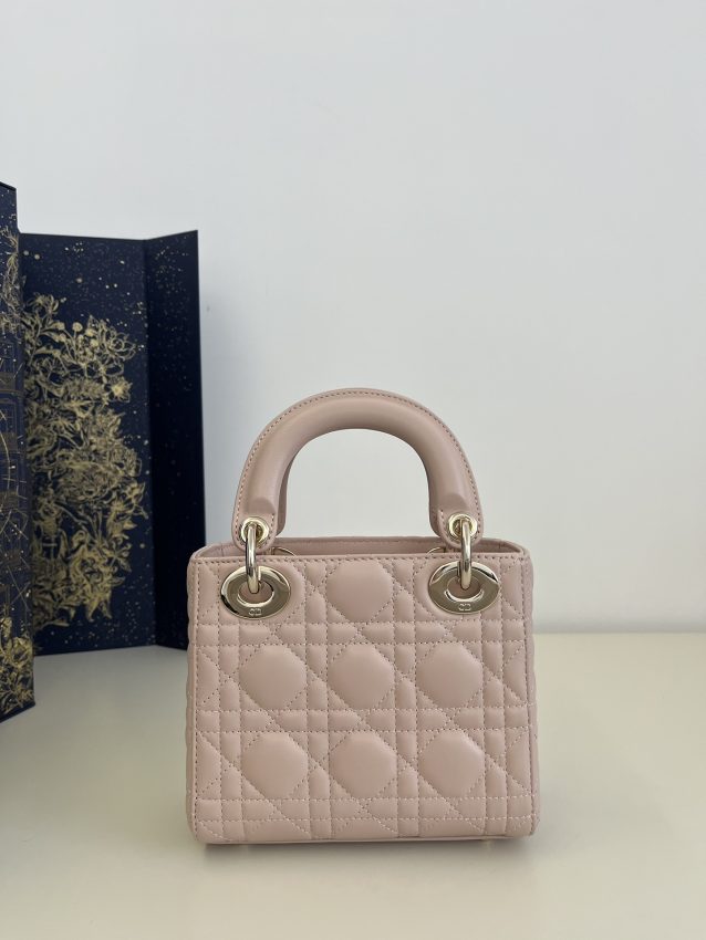 lady dior mini pale pink 7