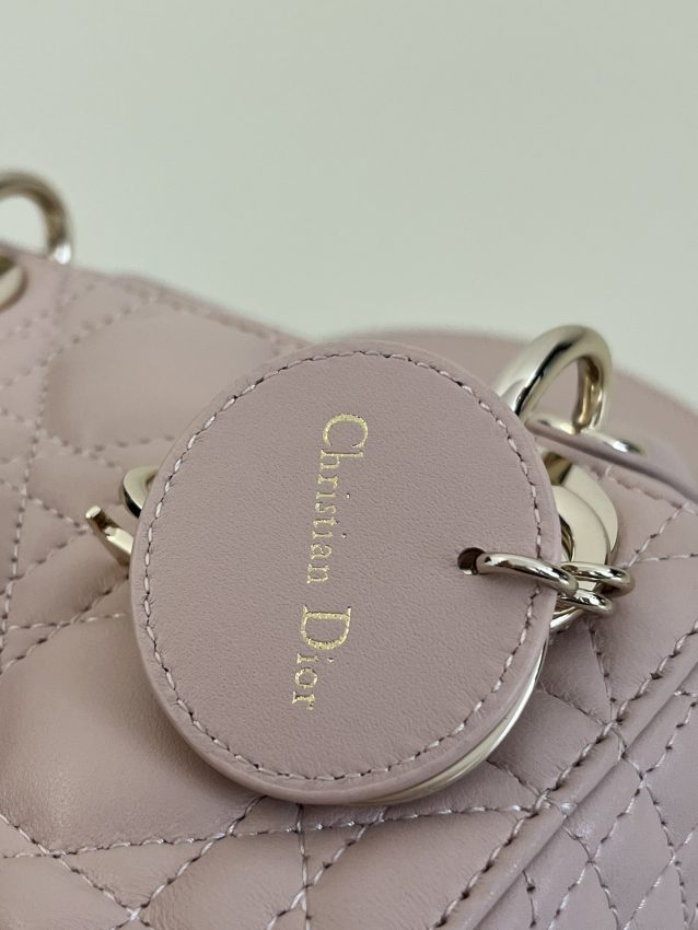 lady dior mini pale pink 8