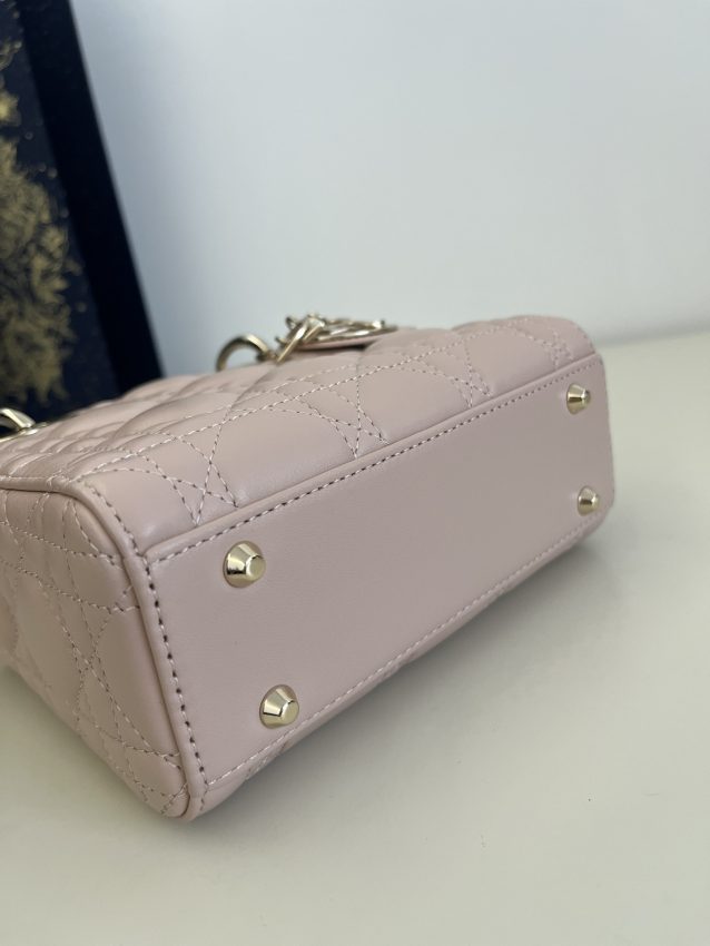 lady dior mini pale pink 9
