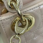 lady dior mini pink patent 8