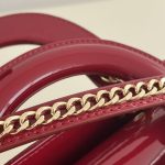 lady dior mini red patent 2