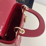 lady dior mini red patent 4