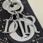 lady dior mini satin black 8
